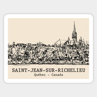 Saint-Jean-sur-Richelieu - Québec Magnet